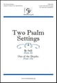 Two Psalm Settings Unison choral sheet music cover